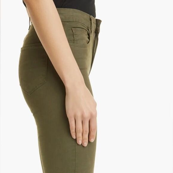 L' AGENCE Margot High Waist Ankle Olive Jeans size 25 NWT $298 - Picture 8 of 11